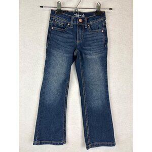 Girls Jordache Bootcut Stretch Denim Jeans Girls Size 5 Dark Wash